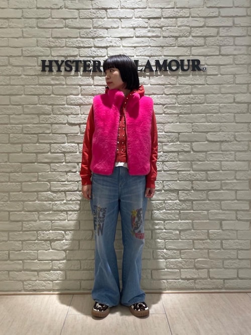 HYSTERIC INC リバーシブルファーベスト（ベスト）｜HYSTERIC GLAMOUR