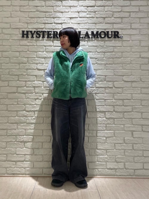 HYSTERIC INC リバーシブルファーベスト（ベスト）｜HYSTERIC GLAMOUR