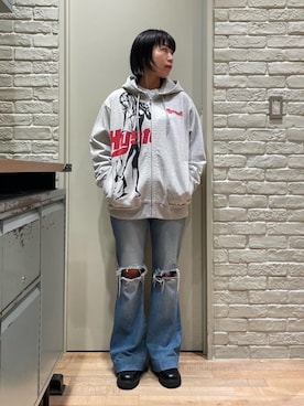 HYSTERIC GLAMOURのパーカーを使った「セットアップ」の人気