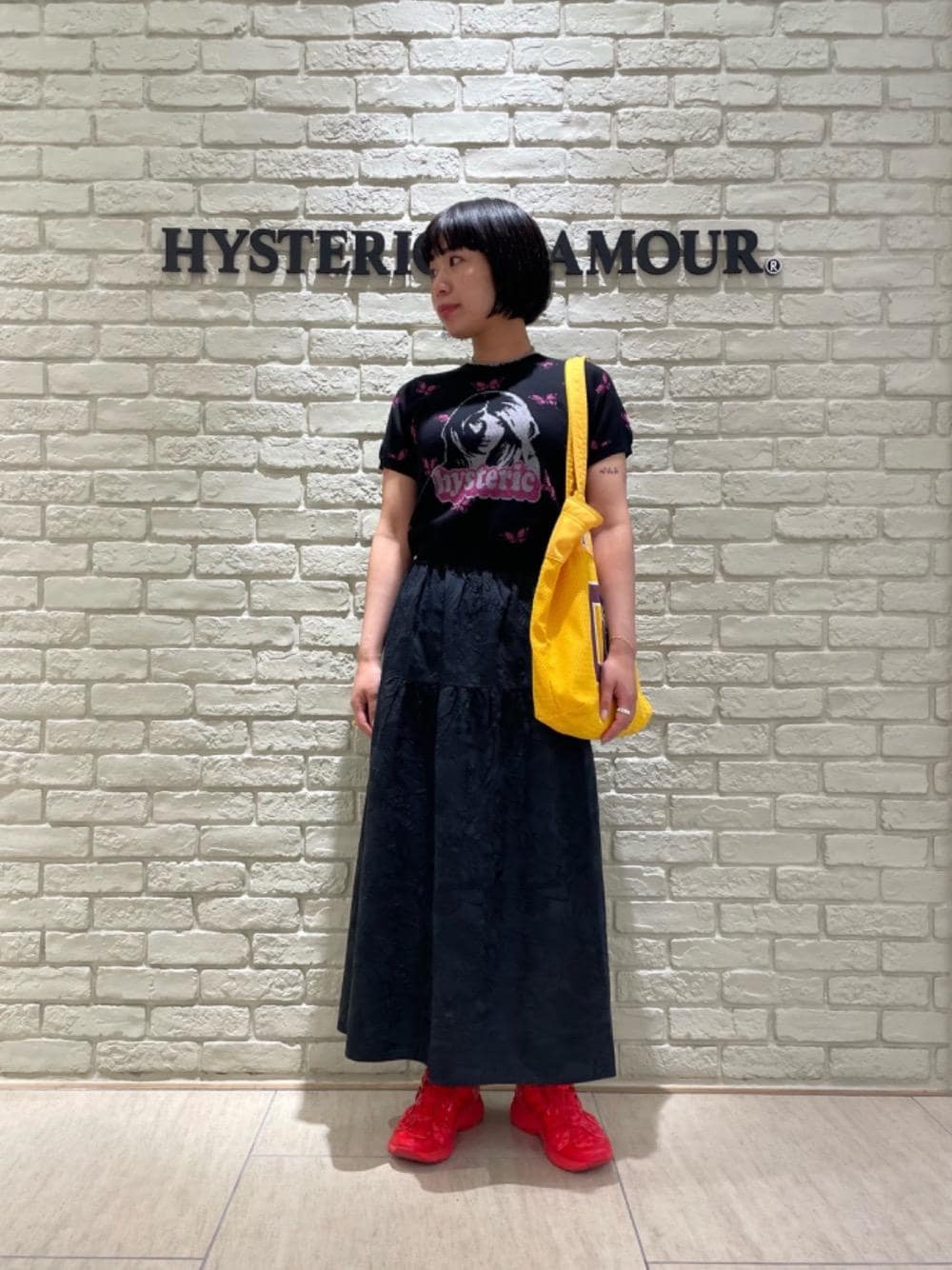 HYSTERIC GLAMOUR 半袖ニット HYSTERIC GLAMOUR メッシュニット｜Yahoo!フリマ（旧PayPayフリマ）