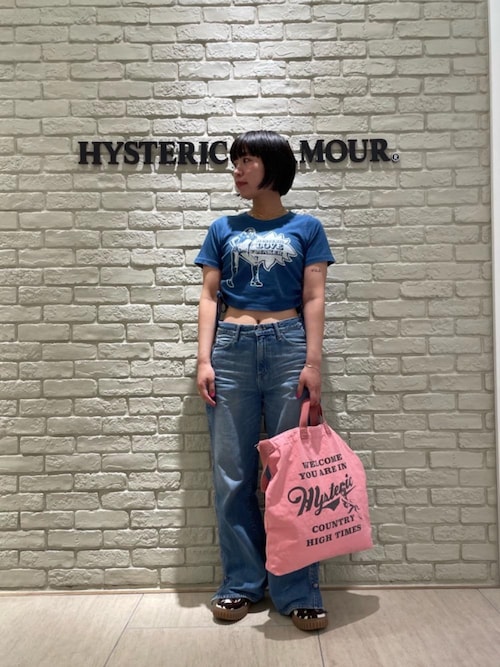 HYSTERIC GLAMOR LOVE MAKER チビTシャツ HYSTERIC GLAMOUR（ヒステリックグラマー）の「LOVE MAKER チビT