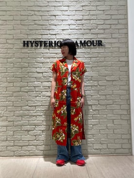 「シャツ 」｜「アイテム（ワンピース/ドレス）」を使った、OKUDAさん（レディース・161cm）の夏コーディネート