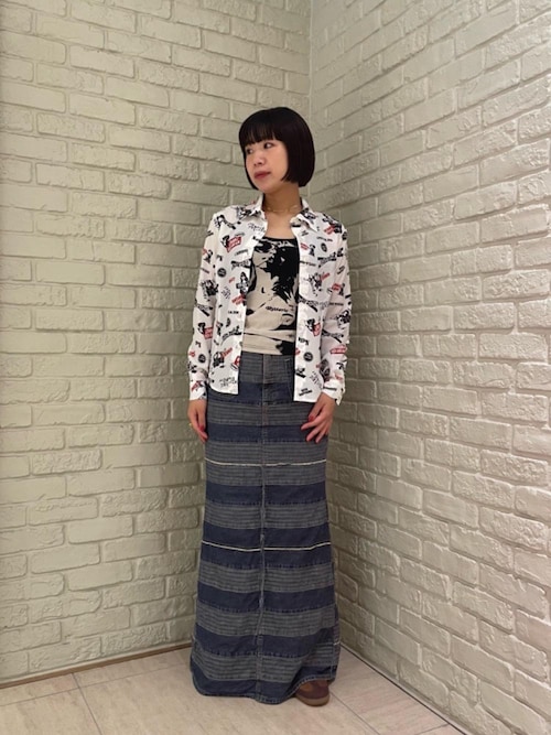 ヒステリックグラマー　hysteric glamour タックキュロットスカート STYLING | HYSTERIC GLAMOUR ONLINE STORE ヒステリックグラマー