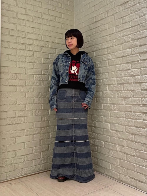 スクラッチマーメイドスカート（デニムスカート）｜HYSTERIC GLAMOUR