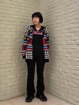 「HYSTERIC GLAMOUR（ヒステリックグラマー）のアイテム」を使った、OKUDAさん（レディース・161cm）の秋コーディネート