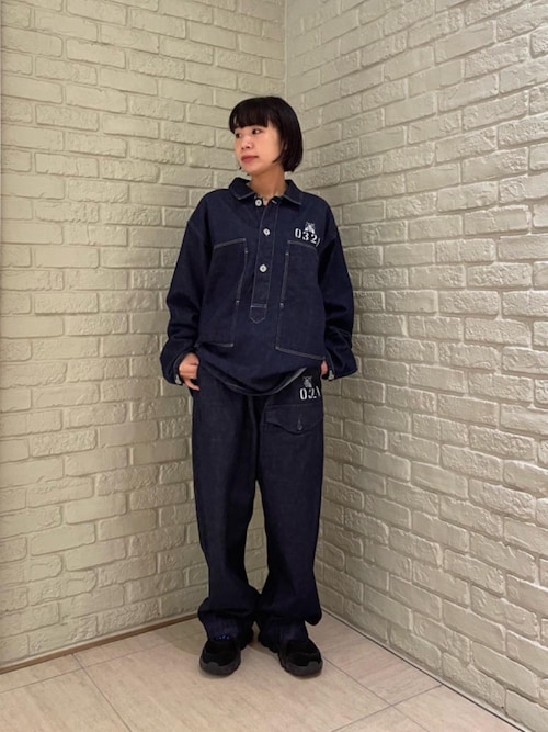 ヒステリックグラマー オーバーサイズ デニムシャツ ベアー HYSTERIC