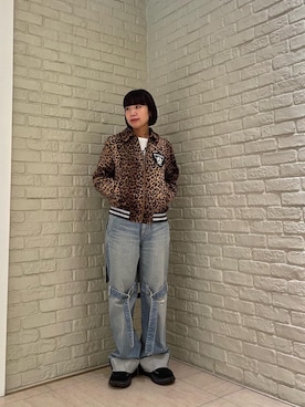 「ロック」｜OKUDAさん（レディース・161cm）の秋コーディネート