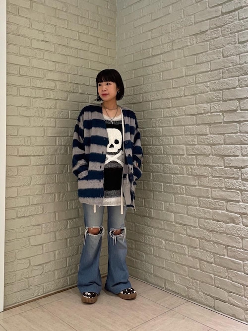 ローライズフレアデニムパンツ（デニムパンツ）｜HYSTERIC GLAMOUR