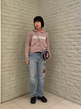 「アイテム（その他アウター、その他）」を使った、OKUDAさん（レディース・161cm）の秋コーディネート