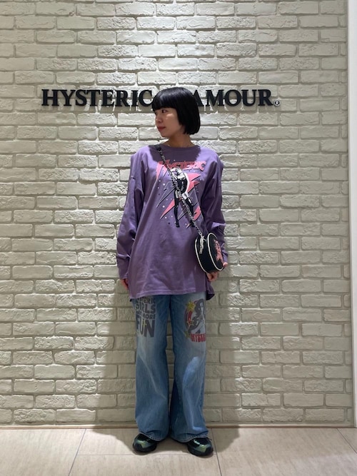 WOMAN BANANA ワイドデニムパンツ（デニムパンツ）｜HYSTERIC GLAMOUR