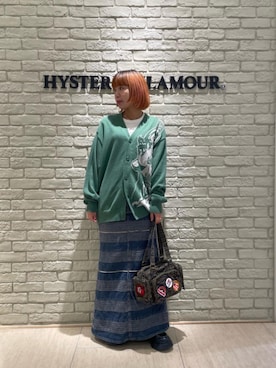「HYSTERIC GLAMOUR」｜OKUDAさん（レディース・161cm）の冬コーディネート