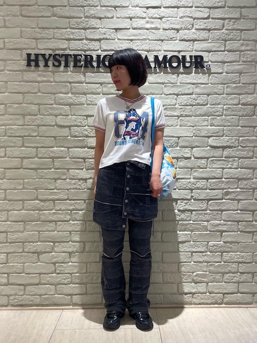HYSTERIC GLAMOUR（ヒステリックグラマー） デニムスカート スクラッチ