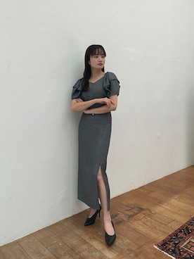 RANDEBOO(ランデブー)の「Asymmetry long skirt(スカート RANDEBOO(ランデブー)の「Asymmetry long skirt(スカート