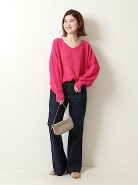 RIKAさん（レディース・160cm）の春コーディネート