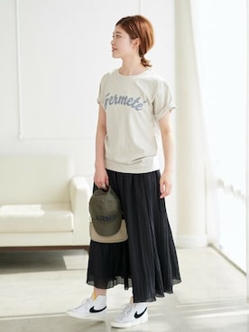 RIKAさん（レディース・160cm）の春コーディネート