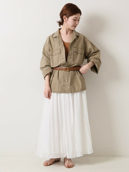 Spick & Span 本社RIKAさんのミリタリージャケットを使った 