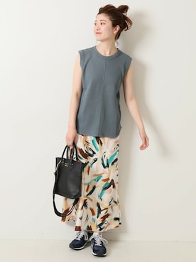 RIKAさん（レディース・160cm）の春コーディネート