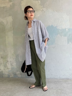 RIKAさん（レディース・160cm）の春コーディネート