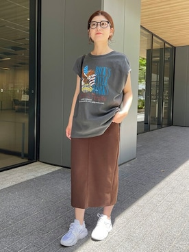 RIKAさん（レディース・160cm）の夏コーディネート