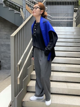 RIKAさん（レディース・160cm）の秋コーディネート