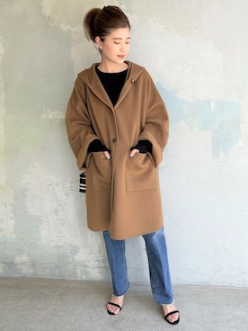 「Spick & Span（スピックアンドスパン）のアイテム（その他アウター）」を使った、RIKAさん（レディース・160cm）の秋コーディネート