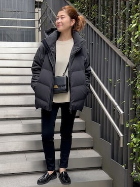 「DESCENTE ALLTERRAIN（デサント　オルテライン）のアイテム（ジャケット/アウター）」を使った、RIKAさん（レディース・160cm）の秋コーディネート