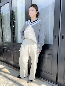 RIKAさん（レディース・160cm）の秋コーディネート