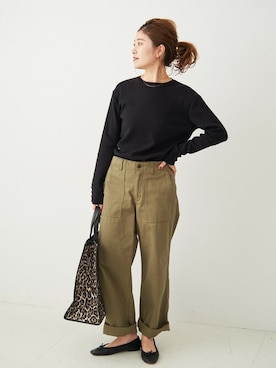 RIKAさん（レディース・160cm）の秋コーディネート