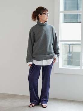 RIKAさん（レディース・160cm）の秋コーディネート