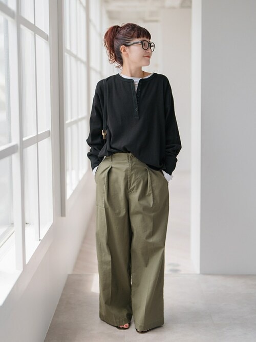 【Spick and Span】バックサテンカーゴワイドパンツ　38 バックサテンカーゴワイドパンツ（カーゴパンツ）｜Spick and Span