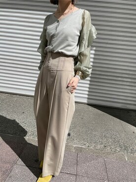 藤井さん(レディース・166cm)の春コーディネート