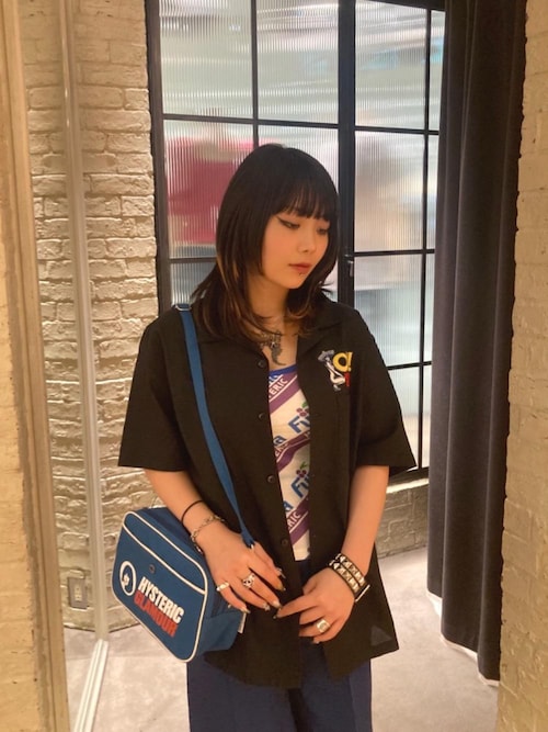 新品　初期　ヒステリックグラマー '90 ネオン柄　ロゴ　キャミソール　Y2K HYSTERIC GLAMOUR（キャミソール）のフリマアイテム一覧