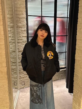 日向さん（レディース・155cm）の冬コーディネート