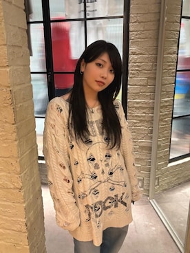 「ロック」｜日向さん（レディース・155cm）の秋コーディネート