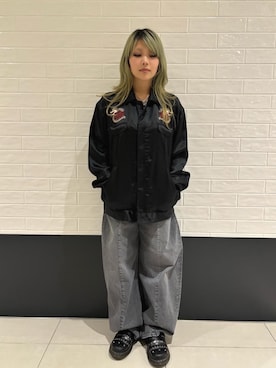 日向さん（レディース・155cm）の冬コーディネート