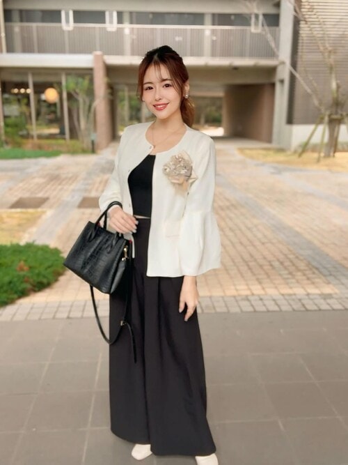 セットアップ 2点セットパーティー ワイドパンツドレス（セットアップ