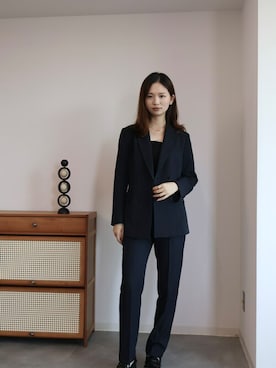 「アイテム（スーツセット）」を使った、DRESS PLUSさん（レディース・168cm）の夏コーディネート