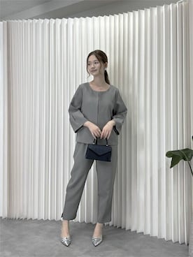 「アイテム（セットアップ）」を使った、DRESS PLUSさん（レディース・168cm）の秋コーディネート