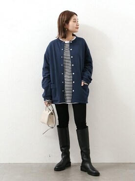 ondaさん（レディース・158cm）の冬コーディネート