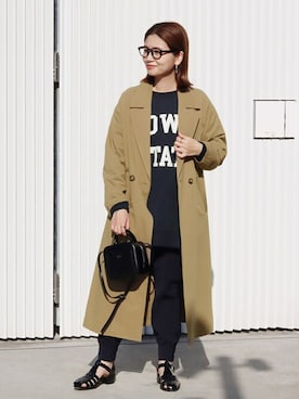 ondaさん（レディース・158cm）の冬コーディネート