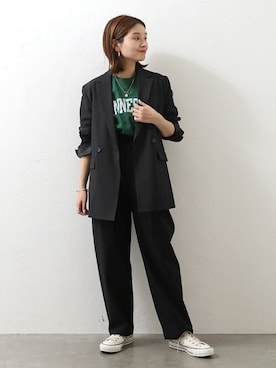 「JOURNAL STANDARD（ジャーナルスタンダード）のアイテム」を使った、ondaさん（レディース・158cm）の冬コーディネート