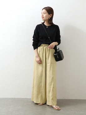 「YAHKI（ヤーキ）のアイテム」を使った、ondaさん（レディース・158cm）の冬コーディネート