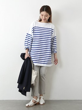 「MOHI（モヒ）のアイテム」を使った、ondaさん（レディース・158cm）の冬コーディネート