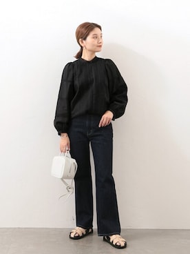 「JOURNAL STANDARD SELECT（ジャーナルスタンダードセレクト）のアイテム」を使った、ondaさん（レディース・158cm）の冬コーディネート