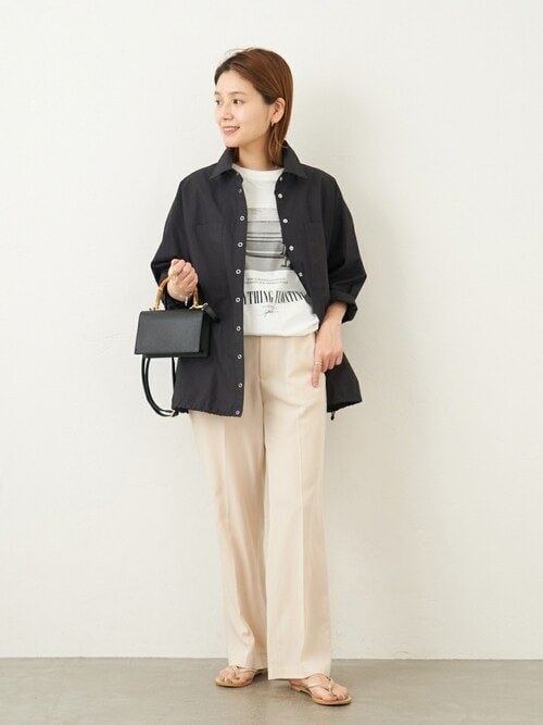 セール】リネンブレンドスラックスパンツ（スラックス）｜JOURNAL