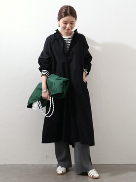 「ARMY TWILL（アーミーツイル）のアイテム（ワンピース/ドレス）」を使った、ondaさん（レディース・158cm）の春コーディネート