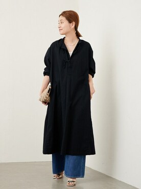 「ARMY TWILL（アーミーツイル）のアイテム（ワンピース/ドレス）」を使った、ondaさん（レディース・158cm）の春コーディネート
