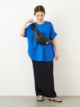 「PLAKTON（プラクトン）のアイテム」を使った、ondaさん（レディース・158cm）の春コーディネート