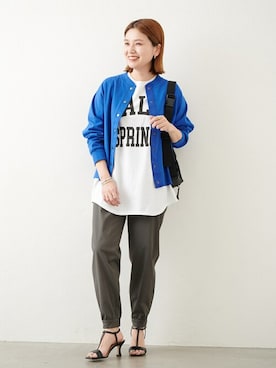 「Drifter（ドリフター）のアイテム（バッグ）」を使った、ondaさん（レディース・158cm）の春コーディネート