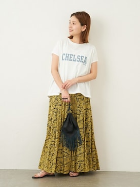 「RIDING HIGH（ライディングハイ）のアイテム」を使った、ondaさん（レディース・158cm）の春コーディネート